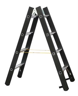 Двухсторонняя анодированная стремянка Zarges Z600 2x4 41189 - фото 100224