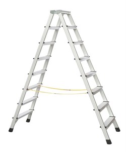 Двухсторонняя анодированная стремянка Zarges Z600 2x8 41268 - фото 100253