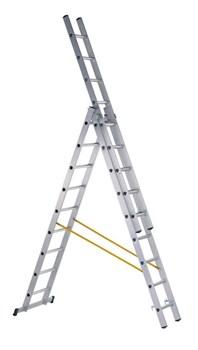 Алюминиевая трехсекционная лестница Zarges Z200 3x11 44841 - фото 100913