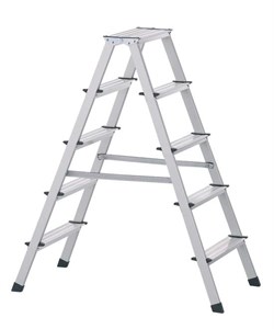 Двухсторонняя анодированная стремянка Zarges Z200 2x4 44204 - фото 100948