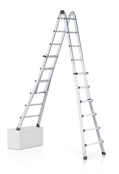 Четырехсекционная телескопическая лестница Zarges Z500 4х6 41196 - фото 101387