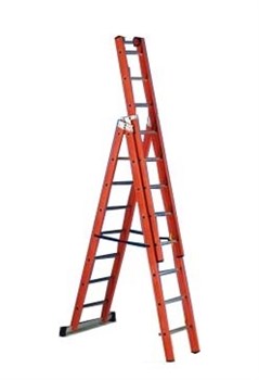 Трехсекционная диэлектрическая лестница Svelt 3x14 SVETV340 - фото 102959