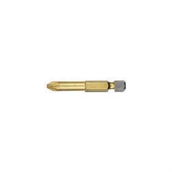 Крестовая бита Witte TIN 1/4" PZ 3х50 мм 27543 - фото 10520