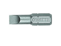 Шлицевая бита Witte Industrie 1/4" SL 1,6х8,0х25 мм 26415 - фото 106312