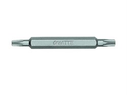 Двухсторонняя бита Witte Industrie Doppel-Bit Torx 1/4" T 30/T 40х60 мм 29018 - фото 106349