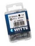 Набор крестовых бит Witte Industrie PZ 3х50 мм 10 шт 427547 - фото 106639