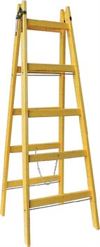Двухсторонняя деревянная стремянка 2x4 А-4 - фото 106921