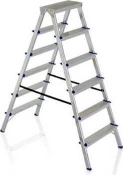 Двухсторонняя алюминиевая стремянка Elkop 2x4 DHR404 - фото 107786