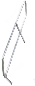 Второй поручень для трапа с платформой Krause 60°/14 ступеней 823830 - фото 11004