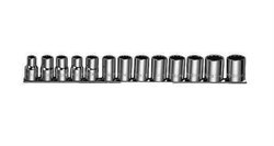 Набор глубоких 12-гранных торцевых головок Jonnesway 1/2"DR на держателе, 10-24 мм, 13 предметов S05H4113S - фото 110104