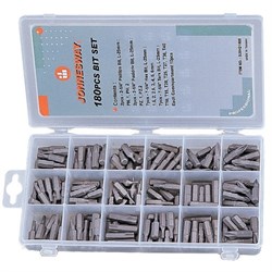 Набор комбинированных бит Jonnesway 1/4" PH/PZ/HEX/TORX 18 предметов по 10 шт S29H2180S - фото 113100