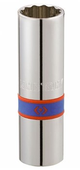 Торцевая 12-гранная головка King Tony свечная 1/2", 16 мм 463016R - фото 113463