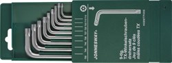 Набор угловых ключей Torx (звездочка) Jonnesway 7 предметов H08MTP09S - фото 114990