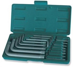 Набор угловых ключей Torx (звездочка) Jonnesway 16 предметов H0816S - фото 114994