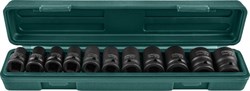 Набор ударных головок Jonnesway 1/2"DR, 10-24 мм 11 предметов S03A4111S - фото 116365