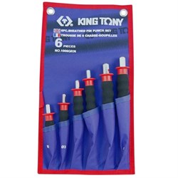 Набор выколоток с протектором King Tony 6 предметов 1006GRN - фото 121700