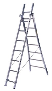 Двухсекционная лестница-стремянка Centaure PET 5+6 342206 - фото 124390