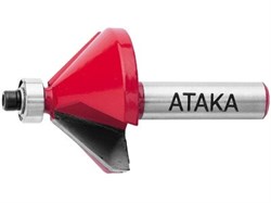 Фреза Атака 131320 кромочная конусная 45 D32/ф8/H15 - фото 127353