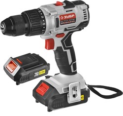 Аккумуляторная дрель-шуруповерт Зубр Мастер Brushless ДАИ-18-2-Ли КНМ4 - фото 132376