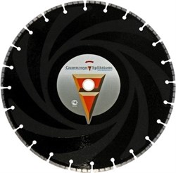 59903 Отрезной алмазный круг с вакуумным напылением с защитным покрытием  (230x2,6x8,0x22,2      ) - фото 135496