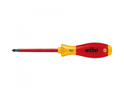Универсальная отвертка Wiha SoftFinish изолированная PH 1 x 80 00847 - фото 143686