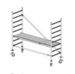Алюминиевая вышка-тура Krause Stabilo 10 3м 741301 - фото 157171