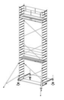 Алюминиевая вышка-тура Krause Stabilo 100 8,4м 751867 - фото 157230