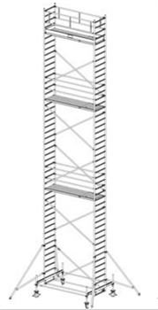 Алюминиевая вышка-тура Krause Stabilo 100 13,4м 751362 - фото 157235
