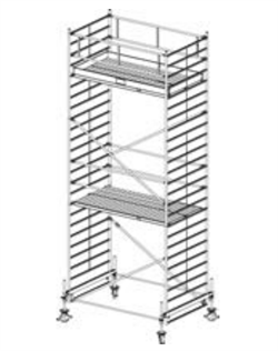 Алюминиевая вышка-тура Krause Stabilo 500 7,4м 755766 - фото 157260