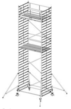 Алюминиевая вышка-тура Krause Stabilo 500 9,4м 755964 - фото 157262