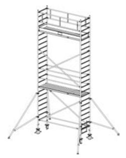 Алюминиевая вышка-тура Krause Stabilo 1000 7,3м 748072 - фото 157280