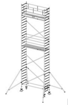 Алюминиевая вышка-тура Krause Stabilo 1000 9,3м 758095 - фото 157293