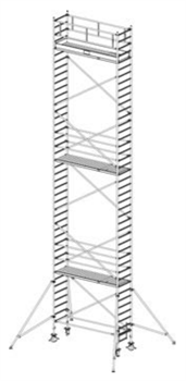 Алюминиевая вышка-тура Krause Stabilo 1000 12,3м 758125 - фото 157296