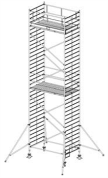 Алюминиевая вышка-тура Krause Stabilo 5000 10,3м 749109 - фото 157314