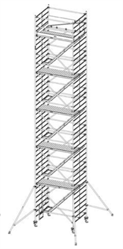 Алюминиевая вышка-тура Krause Stabilo 5500 12,50м 769046 - фото 157335
