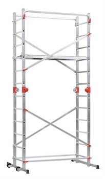 Алюминиевая вышка-тура Hailo 1-2-3  500 Combi 4,35 м 9459-501 - фото 158183
