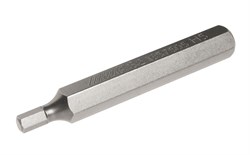 Удлиненная шестигранная бита HEX H5х75мм 10мм S2 JTC-1357505 - фото 166465