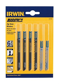 Набор пилок для лобзиков Irwin c U-образным хвостовиком 6 шт 3071001 - фото 173179