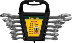 Набор рожковых ключей Kraftool Expert 8-19 мм, 6шт 27033-H6C - фото 262808