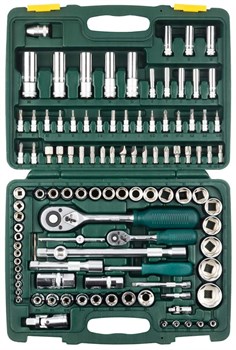 Набор торцевых головок Kraftool Expert Qualitat Super-Lock 1/2", 1/4", 4-32 мм, 108 предметов 27888-H108_z02 - фото 263091