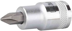 Торцевая бита-головка Kraftool Industrie Qualitat 1/2" PH2x55 мм 27901-2_z01 - фото 263552