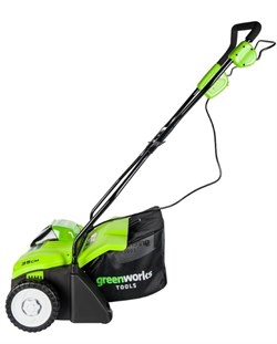 Аэратор аккумуляторный G-MAX 40V GREENWORKS G40DT30 40V с 6 А/ч АКБ и ЗУ - фото 264496
