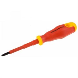 Диэлектрическая отвертка Stayer Profi Electro PH 1 х 80 мм 25142-1-08 - фото 264846