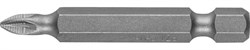 Кованые крестовые биты Зубр Мастер E1/4, PZ1x50мм, 2шт 26003-1-50-2 - фото 265567