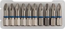 Торсионные крестовые биты Зубр Эксперт C1/4, PH2x25мм, 10шт 26011-2-25-10 - фото 265584