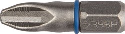 Торсионные крестовые биты Зубр Эксперт C1/4, PH3x25мм, 2шт 26011-3-25-2 - фото 265586