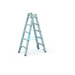 Двухсторонняя алюминиевая стремянка Zarges Coni B 5 40275 - фото 277812