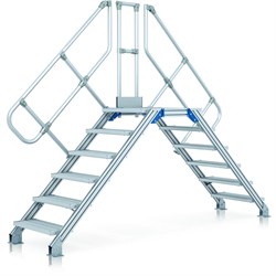 Стационарный переход Zarges с наклоном 60°, 4 ступени 40355913 - фото 278141