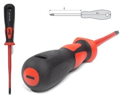 Отвертка VDE КВТ Слим SL5,5 x 125 78589 - фото 287503