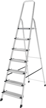 Алюминиевая стремянка Новая Высота NV2117 7 ступеней 2117107 - фото 291638